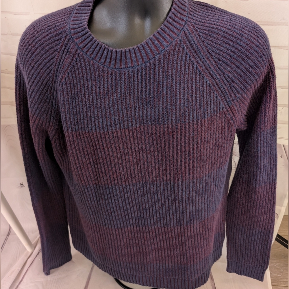 INC International Concepts Men's Crewneck Sweater - Blue and Purple - Picture 1 of 6